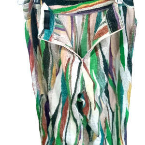 Kood woman's striped wide leg pant, Med